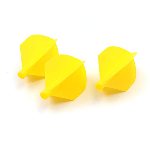 Cuesoul Diy Tero Ak4 Dart Flights Shield Shape,Set Of 3 Pcs (Yellow) #TOP20