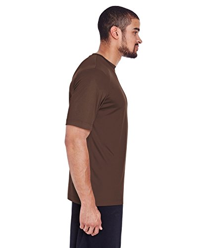 Team 365 Men's Zone Performance T-Shirt L Sport Dark Brown #TOP1