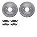 Dynamic Friction Company Front Brake Rotors with 5000 Advanced Brake Pads 6502-67534