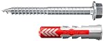 fischer – fischer DUOPOWER 10 x 50 S mit ETA, Universaldübel mit Siche