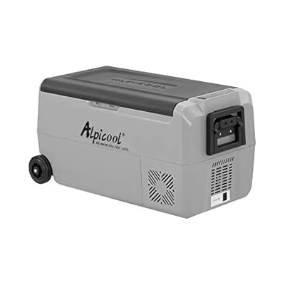 Alpicool T36 Dual Temperature Control 12 Volt Refrigerator 38 Quart Portable Car Fridge Freezer (-4°F~68°F) for Truck, RV, Boat, Camping and Travel