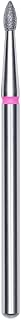 STALEKS PRO Expert Diamond Nail Drill Bit (Pointed Bud, Red, 1.8mm Head / 4mm WP) – Soft Abrasiveness for Under-Nail Filing, Cuticle & Callus Processing in Hardware Manicure/Pedicure