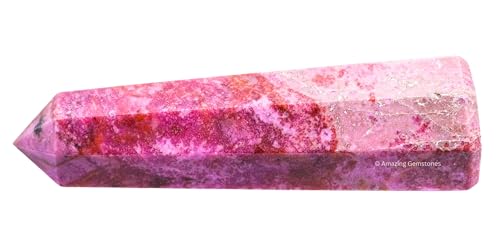 Image of Amazing Gemstone Cobalt Calcite Crystal Towers - Natural Healing Crystal Point Obelisk for Reiki Healing and Crystal Grid (3 inch to 4 inch INCH)
