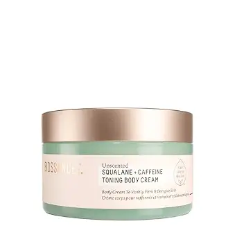 Biossance Squalane + Caffeine Toning Body Cream – Moisturizer for Firmness & Texture – Vegan and Fragrance-Free Skin Care – Nourishes, Tones & Supports Moisture Barrier for All Skin Types