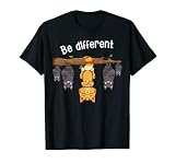 Lustiges Be Different Katze T-Shirt