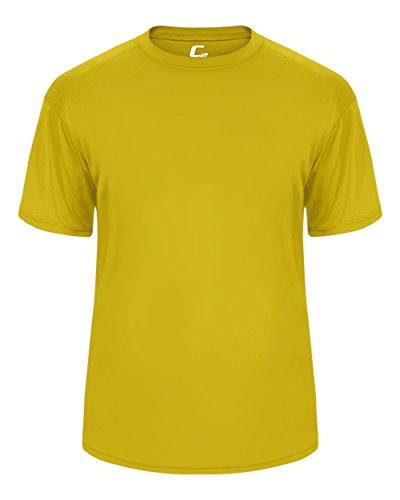 Badger Sport C2 Gold Youth Large Short Sleeve Wicking Tee