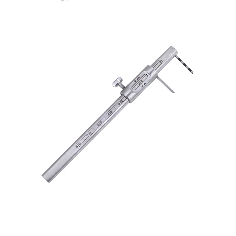 Calibrador deslizante ortodóntico 0-80mm para implantología miniatura 7
