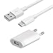Produktbild MOELECTRONIX 2in1 USB 3.1 Typ C Set passend für Huawei P40 Lite | Kabel Stecker Ladegerät Adapter | Weiß