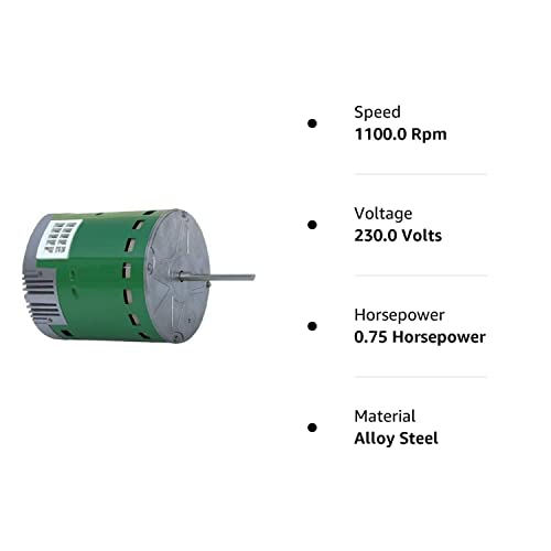 Aireflo - Genteq Evergreen 3/4 Hp 230 Volt Replacement X-13 Furnace Blower Motor #TOP1