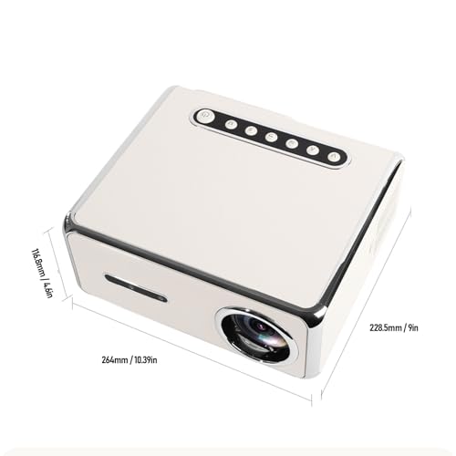HD 1080P WIFI Projector, pamięć 8 GB, 6000LM, Ekran 150 Cali, Układ MTK9269, Przenośny Projektor Zewnętrzny, Synchronizacja Bezprzewodowa dla Systemów, System Podwójnego