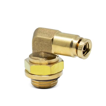 Raccord rapide mâle swiv elb push-lk brs pour réparer les circuits d'air de camion 1/4T M16