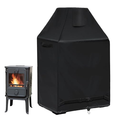 all'aperto – focolare all'aperto | focolare in tessuto Oxford impermeabile | Copertine per riscaldamento da terrazza | Copertura antivento multifunzione con corda elastica per focolare,