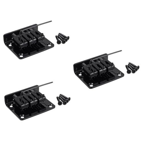 Chevalet guitare 3 cordes avec vis et clé pour un réglage précis de l'intonation
