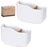 control remoto celular tv samsung [Amplia aplicación en todas partes]: la caja de almacenamiento de control remoto es ideal tanto para su hogar como para su lugar de trabajo. También puede usarla en la escuela, hospital, hotel, restaurante en cualquier lugar donde necesite guardar artículos pequeños como controles remotos, bolígrafos, lápices, teléfonos ,resaltadores,clips y tijeras en su lugar.