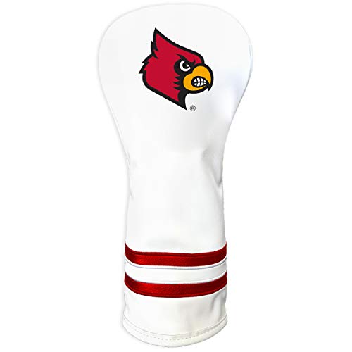 Team Golf NCAA Louisville Cardinals White Vintage Fairway