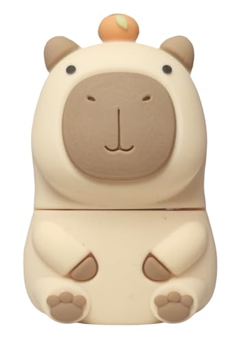 - Chiavetta USB Capybara da 16 GB - Design pratico ed elegante per adolescenti adulti appassionati di animali e amanti della capybara - Beige
