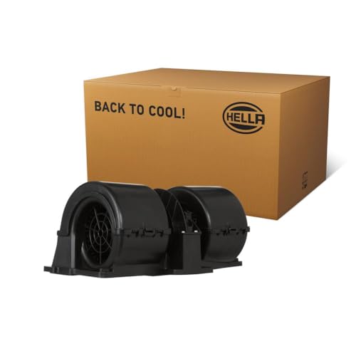 HELLA 8EW 366 400-251 Ventilador habitáculo - 24V - 360W - para vehículos con climatizador - Ø: 125mm - Motor sin escobillas
