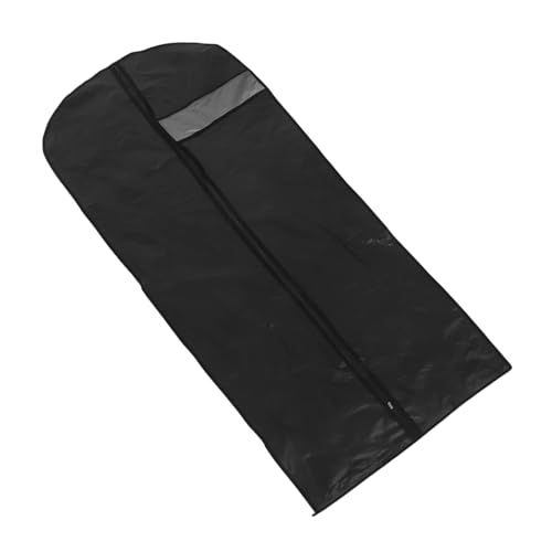 Zipper Garment Bag for Travel and Closet Storage Hanging Clothes Cover Heavy Duty Suit Bag for Coats and Jackets Black