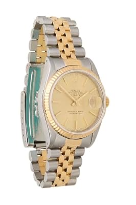 Rolex, Pre-loved Stainless Steel Datejust Champagne Dial 16233 36mm