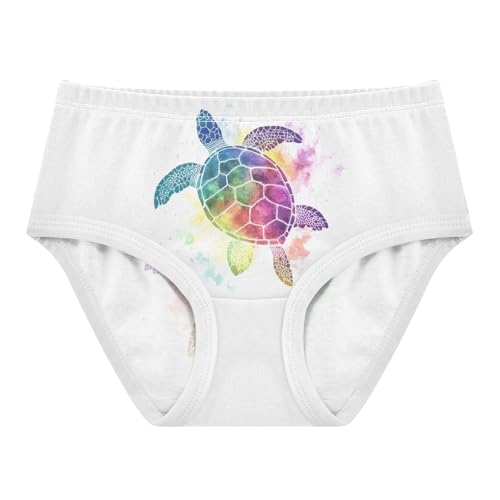 Watercolor Sea Turtle Toddler Girls's Underwear 2T 202c0997