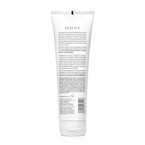 COLOR WOW Color Security Conditioner for Fine to Normal Hair – Weightless hydration for fine, thin, fragile hair, Detangles, nourishes + adds shine with Argan Oil, Color safe, Heat protection - Thumbnail 2