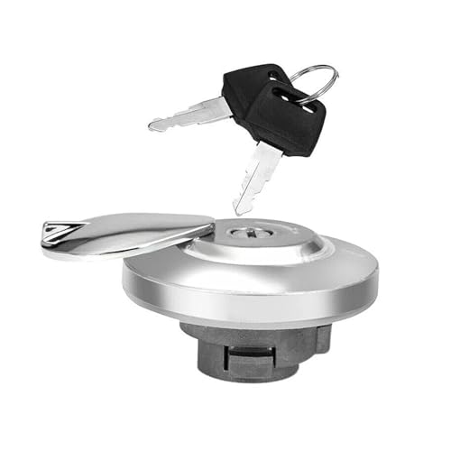 Tapón de gasolina cromado para moto Honda Magna y Shadow VT600 con cierre hermético de acero