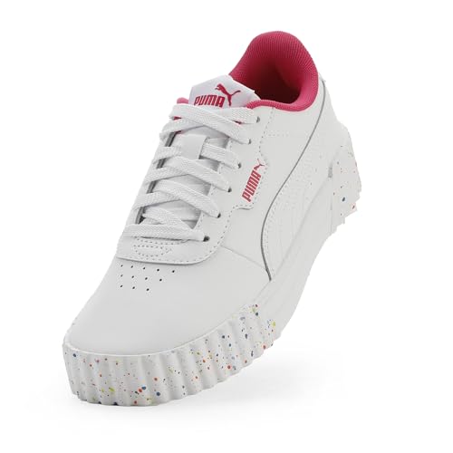 PUMA Carina Shoes Sneaker, White-Pink AH25, 6.5 US Unisex Big Kid2