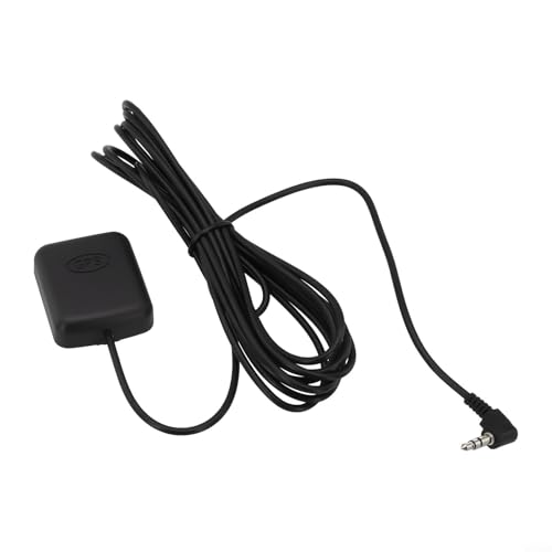 Niceminiwall Modulo GPS con connettore angolato da 3,5 mm per auto, camion, SUV, Dash Cam e dispositivi GPS, accessorio per il miglioramento del segnale esterno, compatibile con la maggior parte dei