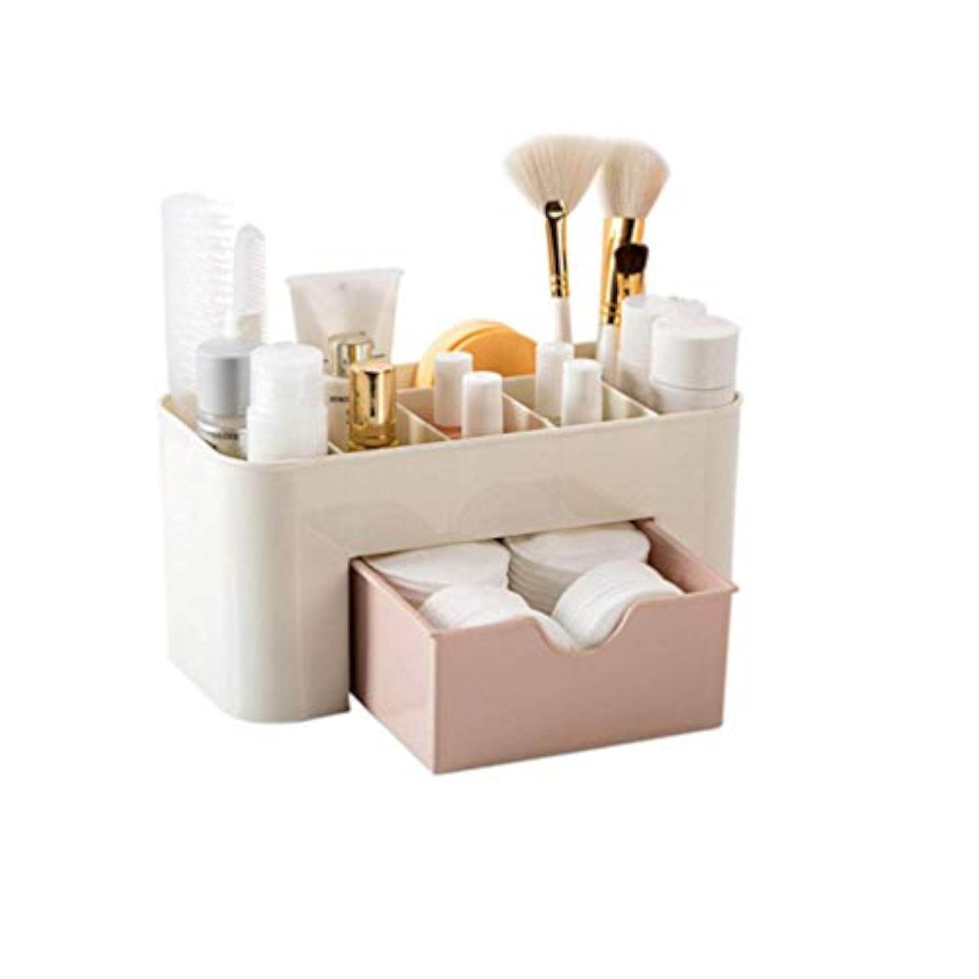 Large Capacity Makeup Organizer with Drawers, Cosmetic Storage Box