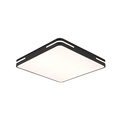 Plafonnier LED carré sans scintillement à 3 couleurs réglables - 2