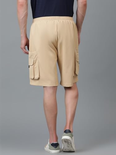 Image of KOTTY Men's Cargo Shorts with Multiple Pockets - Ideal for Hiking & Adventure