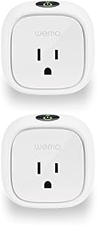 WeMo (F7C029-BDL) Insight Smart Plug 2-pack, Control Your Lights and Manage Energy Costs From Anywhere, No Hub Required. Compatible with Alexa and the Google Assistant