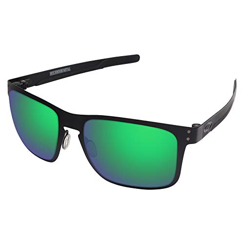 Image of LenzReborn High-impact Polarized Lens Replacement for Oakley Holbrook Metal OO4123 Sunglass - Lawn Green - Polarized Mirrored