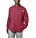 Columbia Men's Tamiami II Long Sleeve Shirt, Sunset Red, Small