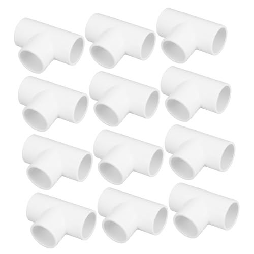 SHINEOFI 12 Pezzi Adattatori per Tubi da Giardino Raccordi PVC per Rapida per Impianti Idrici con Facile Installazione e Alta Capacità