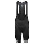 GORE WEAR Mens C5 BIBS, Black/White, L EU