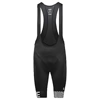GORE WEAR Herren C5 Opti Trägerhose+ Kurze, Black/White, XL EU