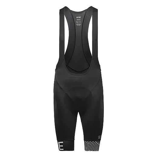 GOREWEAR C5 Opti Culote con Tirantes de Ciclismo para Hombre, Culote Corto con Badana para Tiempo Cálido, Corte Ceñido