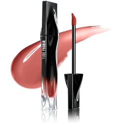 TIMEPHORIA Stellar Dust Lip Stain 01 Calyptra, Transfer-Proof & Smudge-Proof Lip Gloss, Nude Brown Tinted Glossy Finish, High-Pigment Vibrant Color, Hydrating Lightweight Long-Lasting Lip Makeup