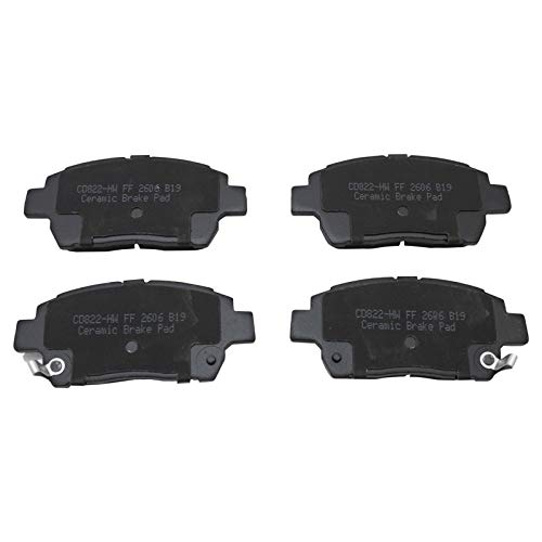 TRQ Front Brake Pads Ceramic Hardware Compatible with 2012-2015 Scion iQ 2004-2006 xA xB 2000 Toyota Celica 2001-2005 Echo 2000-2005 MR2 Spyder 2001-2009 Prius by TRQ - Image 5