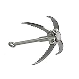 MUSISALY Climbing Grappling Hook for Boys and Girls Adults Stainless Steel Portable Camping Hook Adventure Gear