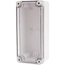 BC-CTS-081807, Plastic Enclosure, PC Gray Body & PC Clear Cover, S Type for Lift-Off Screw Cover, W3.15 x L7.09 x D2.76" Size, IP67 UL