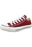converse flach schwarz Lüftungslöcher an der Seite Converse Unisex Chuck Rot Maroon 46 EU