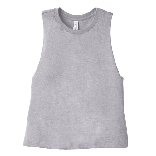 Image of Bella + Canvas 6682 Ladies' Racerback Cropped Tank