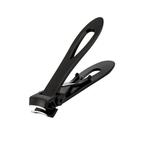 Oversized Nail Clipper,Stainless Steel Heavy Duty Toenail Clippers Cutter for Thick Toenails or Tough Fingernails, Large Toenail Clippers for Men, Seniors, Adults (Black A)