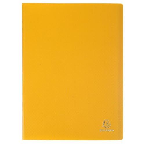Exacompta 8 portalistini Opak A4 100 buste antiriflesso giallo