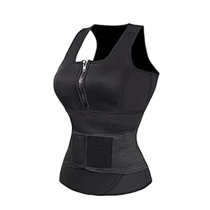 Vrouwen Taille Trainer Vest Corset Sauna Zweet Pak Compressie Shirt Afslanken Body Shaper Workout Tank Tops Gewichtsverlies Shapewear (Color : A, Size : M)