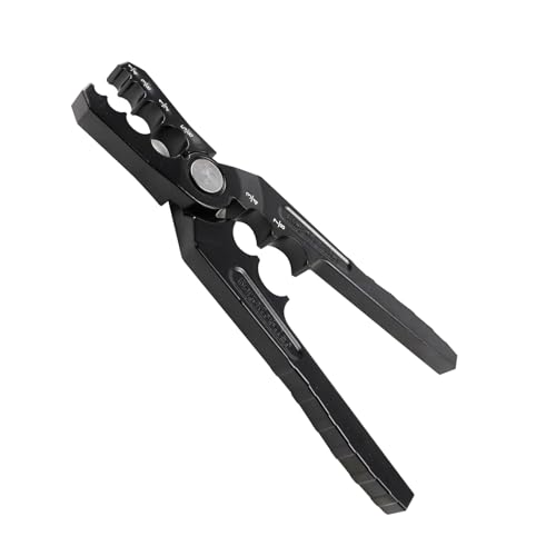 Rohrreparatur-Klemmwerkzeug – Flachrohrzange, Kältemittelleitungsfixierer | Mehrloch-Reparaturausrüstung für Heizungs-, Lüftungs- und Klimatechnik, Werkzeug mit verlängertem Hebelgriff zum Abflachen v