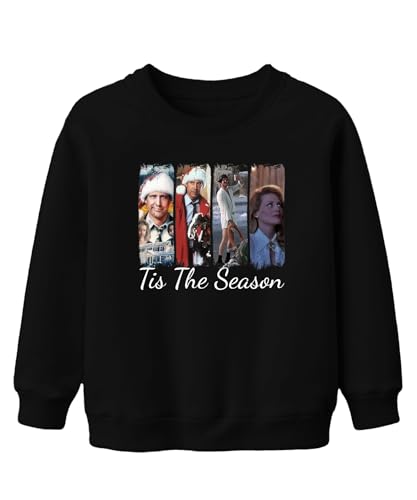 Pull de Noël Clark Griswold noir enfant taille 104