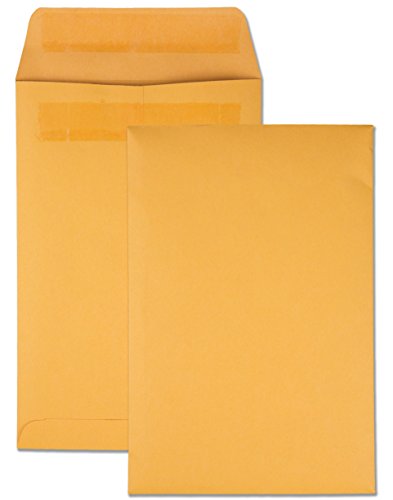 Enveloppes catalogue kraft brun Redi-Seal 6x9 Quality Park x100